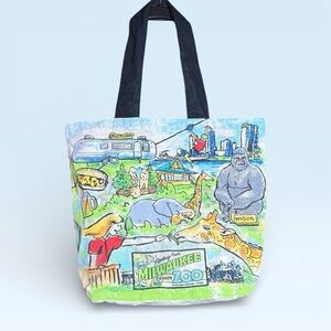Milwaukee County Zoo Canvas Tote Bag